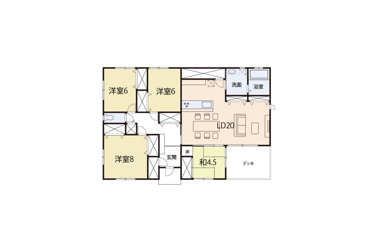 4ldkの間取り図例10選 特徴やメリットをご紹介 幸せな暮らし